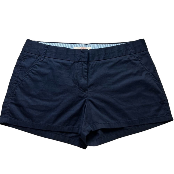 J. Crew Chino Shorts Nautical Classic Summer Mood 100% Cotton Size 10 - Picture 1 of 11